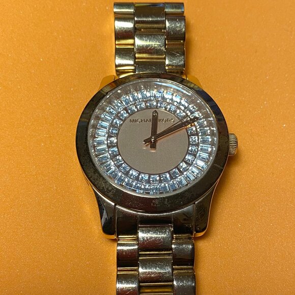 Michael Kors Baguette Rose Gold Tone Women's Watch - Picture 4 of 8